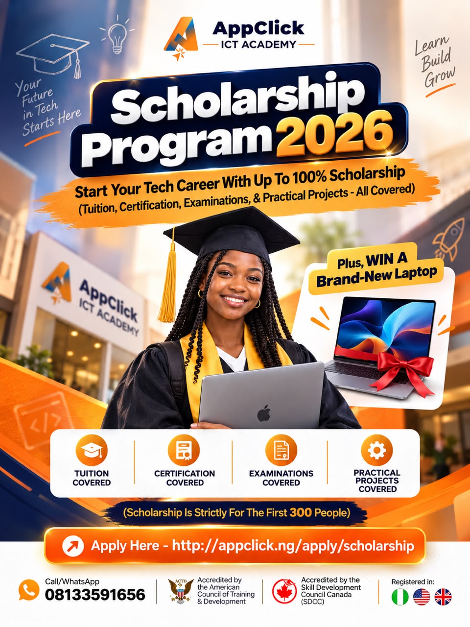 AppClick-ICT-Academy-Unveils-2026-Tech-Scholarship-Offers-program-up-to-100-percent
